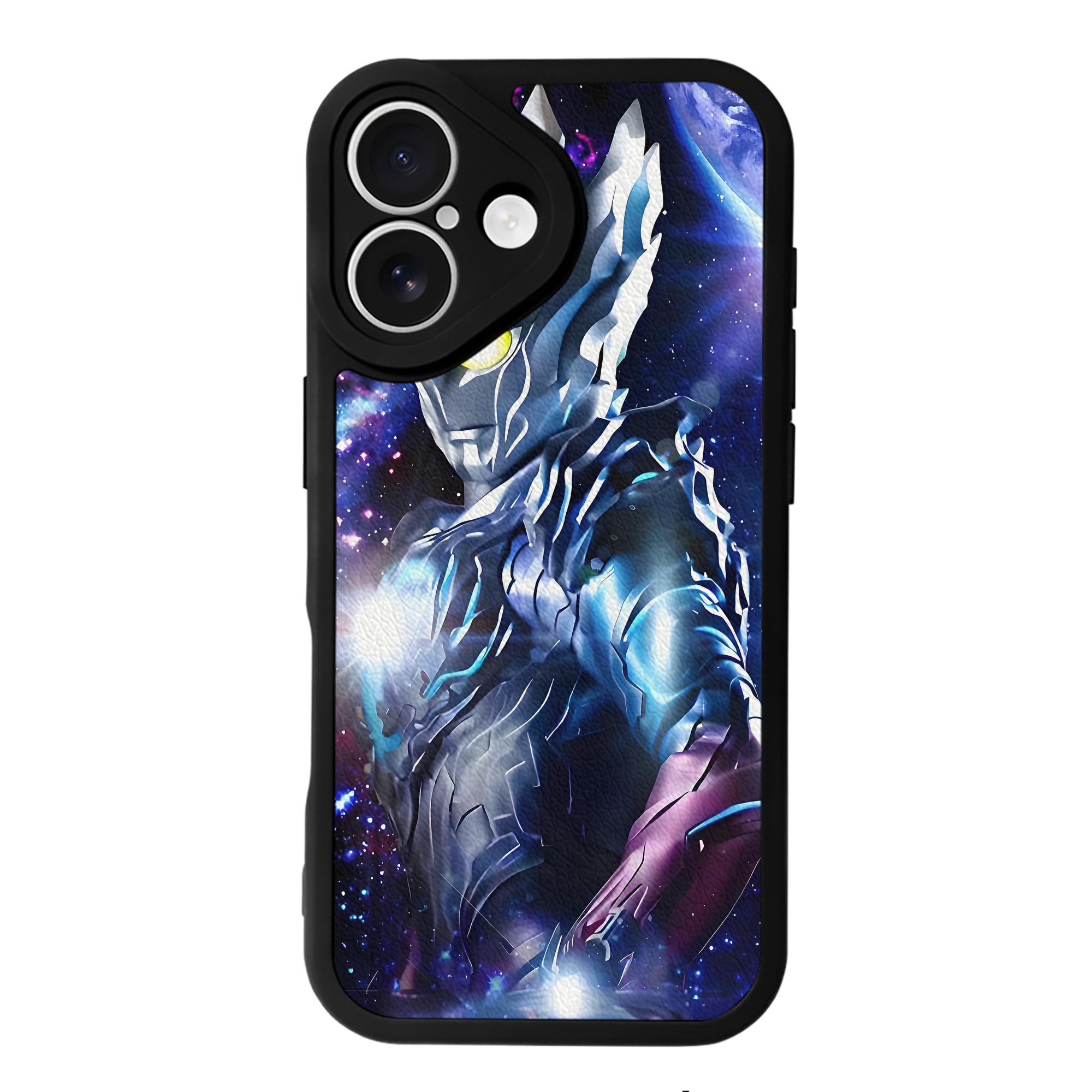 （画像用） ウルトラマン Ultraman 【iPhone 16シリーズ対応】シリコンスマホケース（レザー調） 材質：シリコン